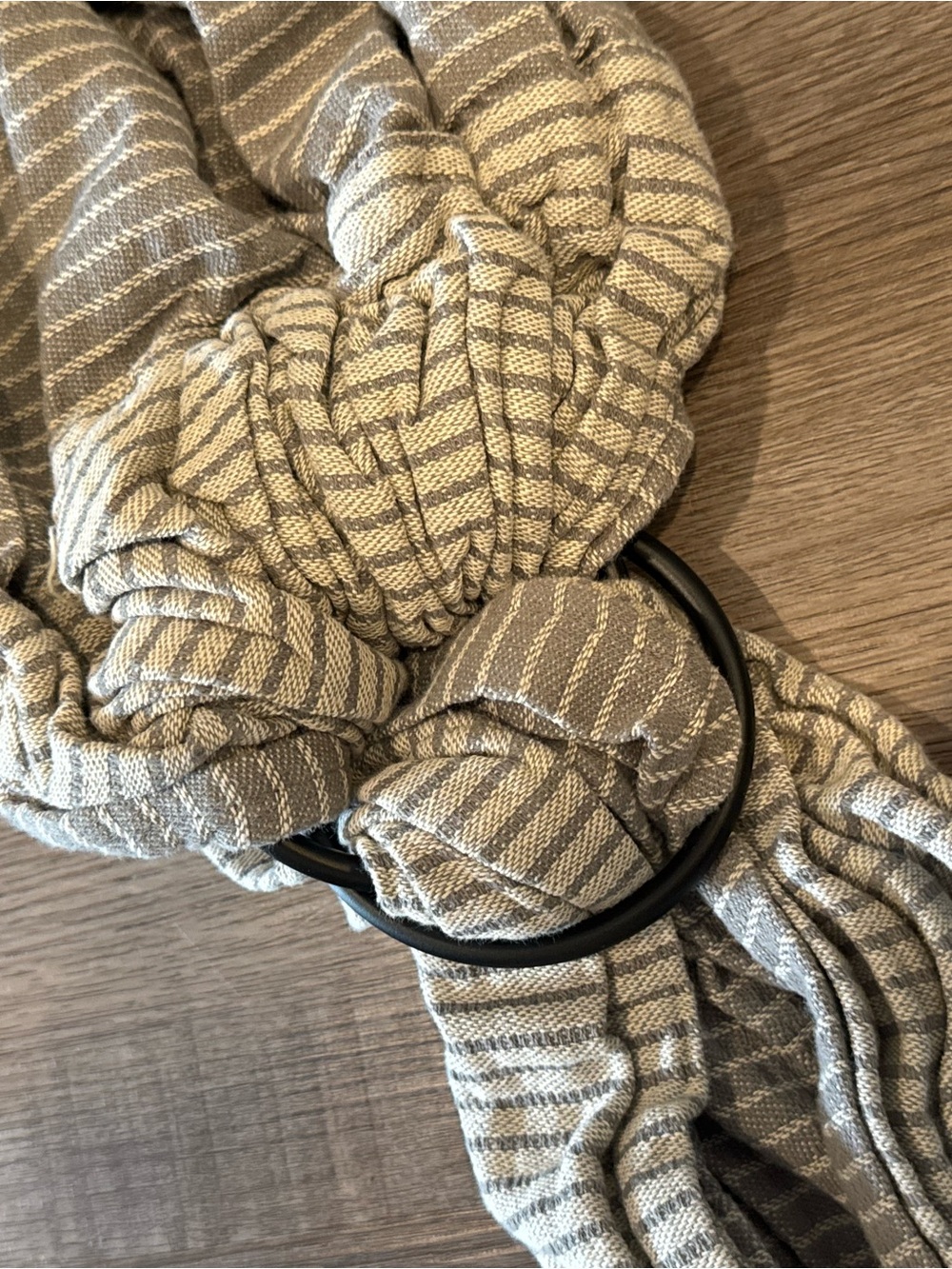 Moby Ring Sling Silver Streak Adjustable Woven Cotton Wrap Accessory